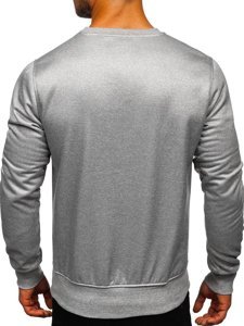 Sudadera sin capucha para hombre gris Bolf 2001-2