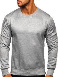 Sudadera sin capucha para hombre gris Bolf 2001-2