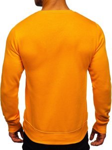 Sudadera sin capucha para hombre naranja Bolf 2001