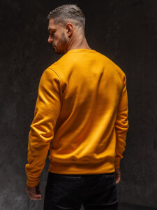 Sudadera sin capucha para hombre naranja claro Bolf 2001A1