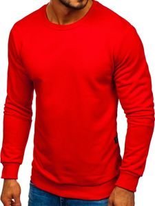 Sudadera sin capucha para hombre roja Bolf 171715