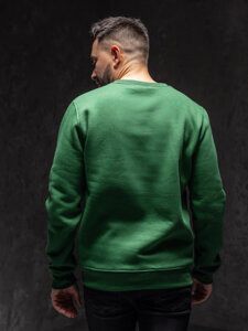 Sudadera sin capucha para hombre verde Bolf 2001A1