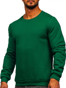 Sudadera sin capucha para hombre verde Bolf HW3102