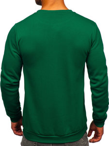 Sudadera sin capucha para hombre verde Bolf HW3102