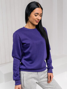 Sudadera sin capucha para mujer violeta Bolf W01A1