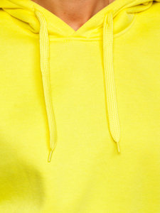 Sudadera tipo caguro para mujer amarillo y fluorescente Bolf W02B