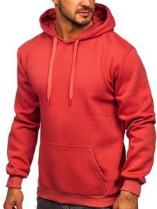 Sudadera tipo canguro con capucha para hombre coral Bolf 1004