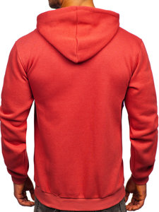 Sudadera tipo canguro con capucha para hombre coral Bolf 1004