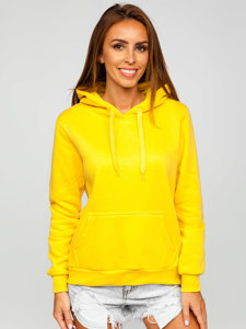 Sudadera tipo canguro para mujer amarillo Bolf W02B