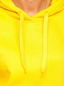 Sudadera tipo canguro para mujer amarillo Bolf W02B