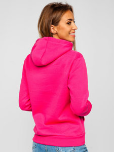 Sudadera tipo canguro para mujer color fucsia Bolf W02B