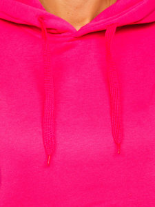 Sudadera tipo canguro para mujer color fucsia Bolf W02B