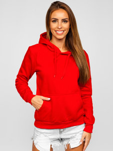 Sudadera tipo canguro para mujer rojo Bolf W02B