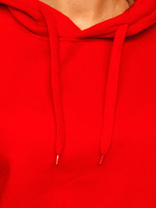 Sudadera tipo canguro para mujer rojo Bolf W02B