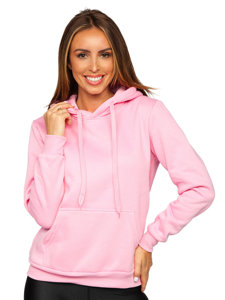 Sudadera tipo canguro para mujer rosa Bolf W02B