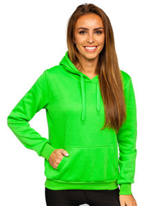 Sudadera tipo canguro para mujer verde Bolf W02B