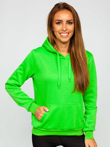 Sudadera tipo canguro para mujer verde Bolf W02B