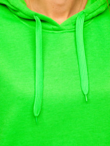 Sudadera tipo canguro para mujer verde Bolf W02B