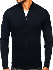 Suéter abierto para hombre color negro Bolf YY07