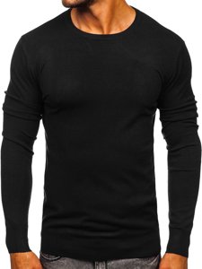 Suéter básico para hombre color negro Bolf YY01