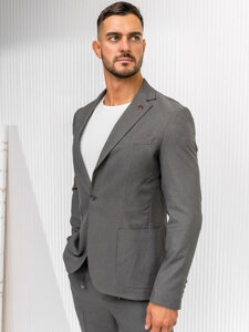 Traje casual para hombre gris Bolf 12