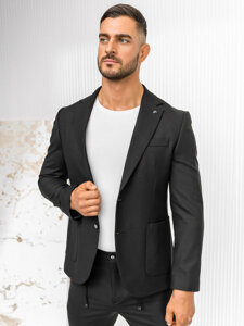 Traje casual para hombre negro Bolf 09