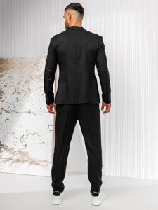 Traje casual para hombre negro Bolf 12