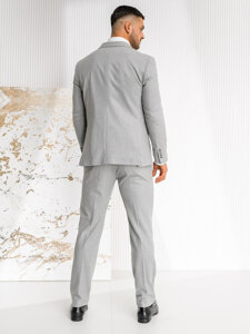 Traje para hombre gris Bolf 03