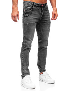 Vaqueros regular fit para hombre negro Bolf HY1050