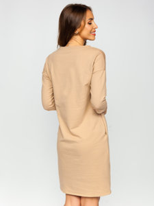 Vestido de chándal para mujer beige Bolf 633